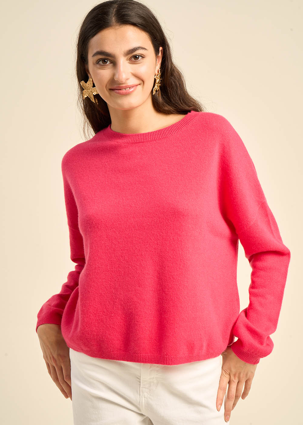 100% cashmere boat-neck jumper - Sud Express - 5 - Sud Express