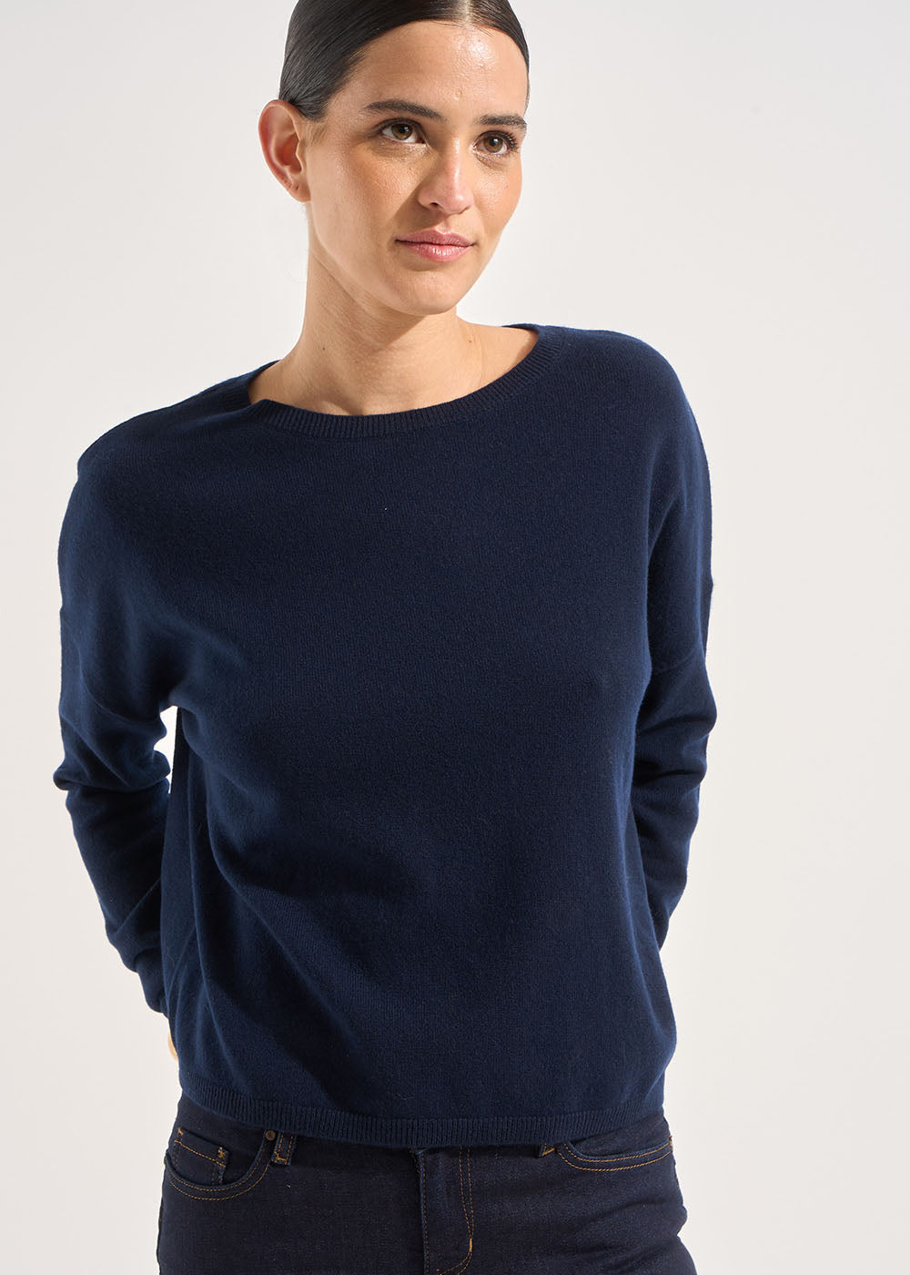 MONA 100% cashmere boat-neck jumper - 1 - Sud Express - Sud Express