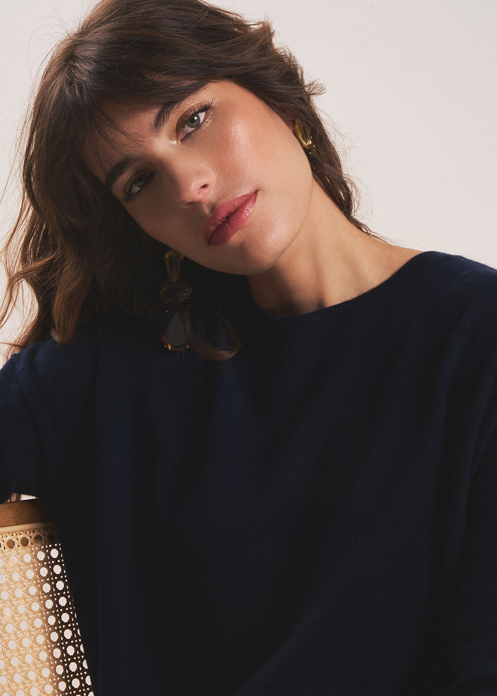 MONA 100% cashmere boat-neck jumper - 2 - Sud Express - Sud Express