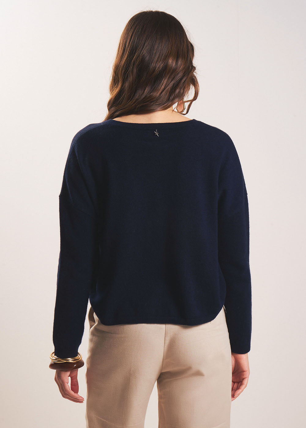 MONA 100% cashmere boat-neck jumper - 3 - Sud Express - Sud Express