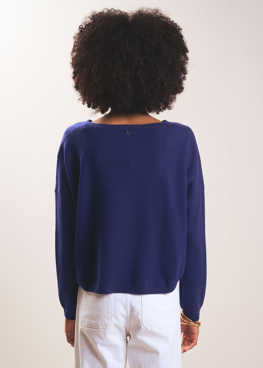 100% cashmere boat-neck jumper - Sud Express - 3 - Sud Express