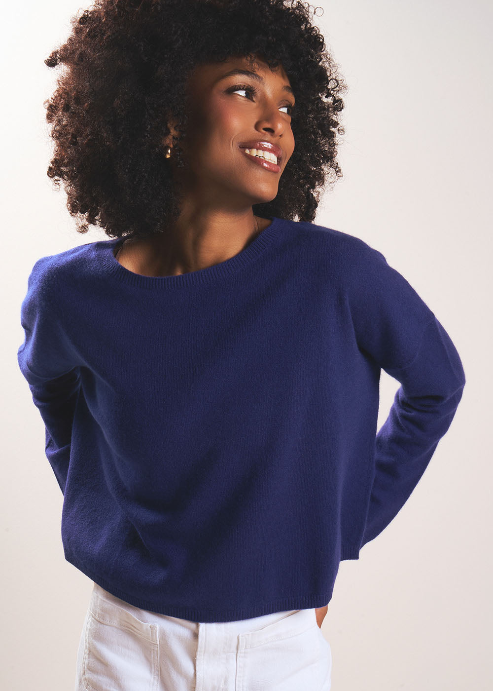 100% cashmere boat-neck jumper - Sud Express - 5 - Sud Express