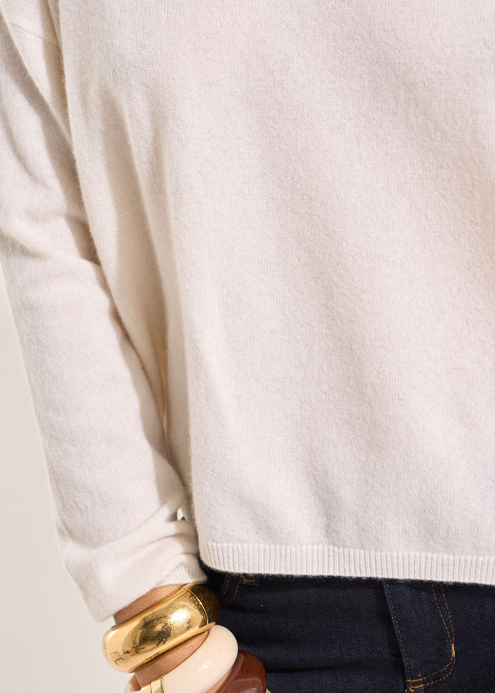 MONA 100% cashmere boat-neck jumper - 4 - Sud Express - Sud Express