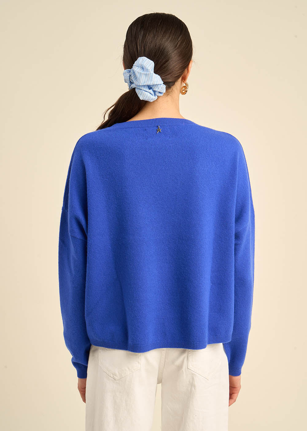 MONA 100% cashmere boat-neck jumper - 3 - Sud Express - Sud Express