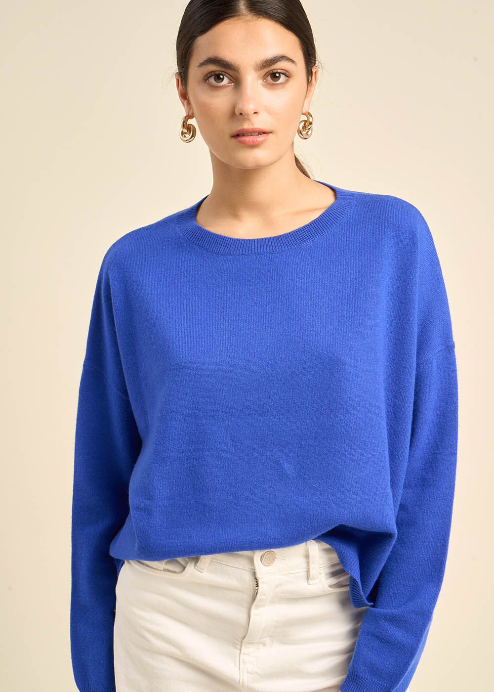 100% cashmere boat-neck jumper - Sud Express - 5 - Sud Express