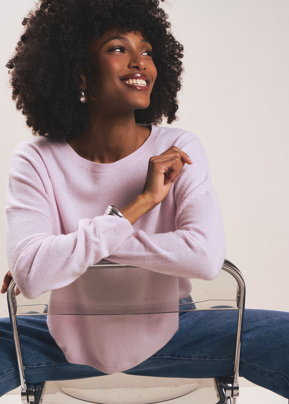 100% cashmere boat-neck jumper - Sud Express - 5 - Sud Express