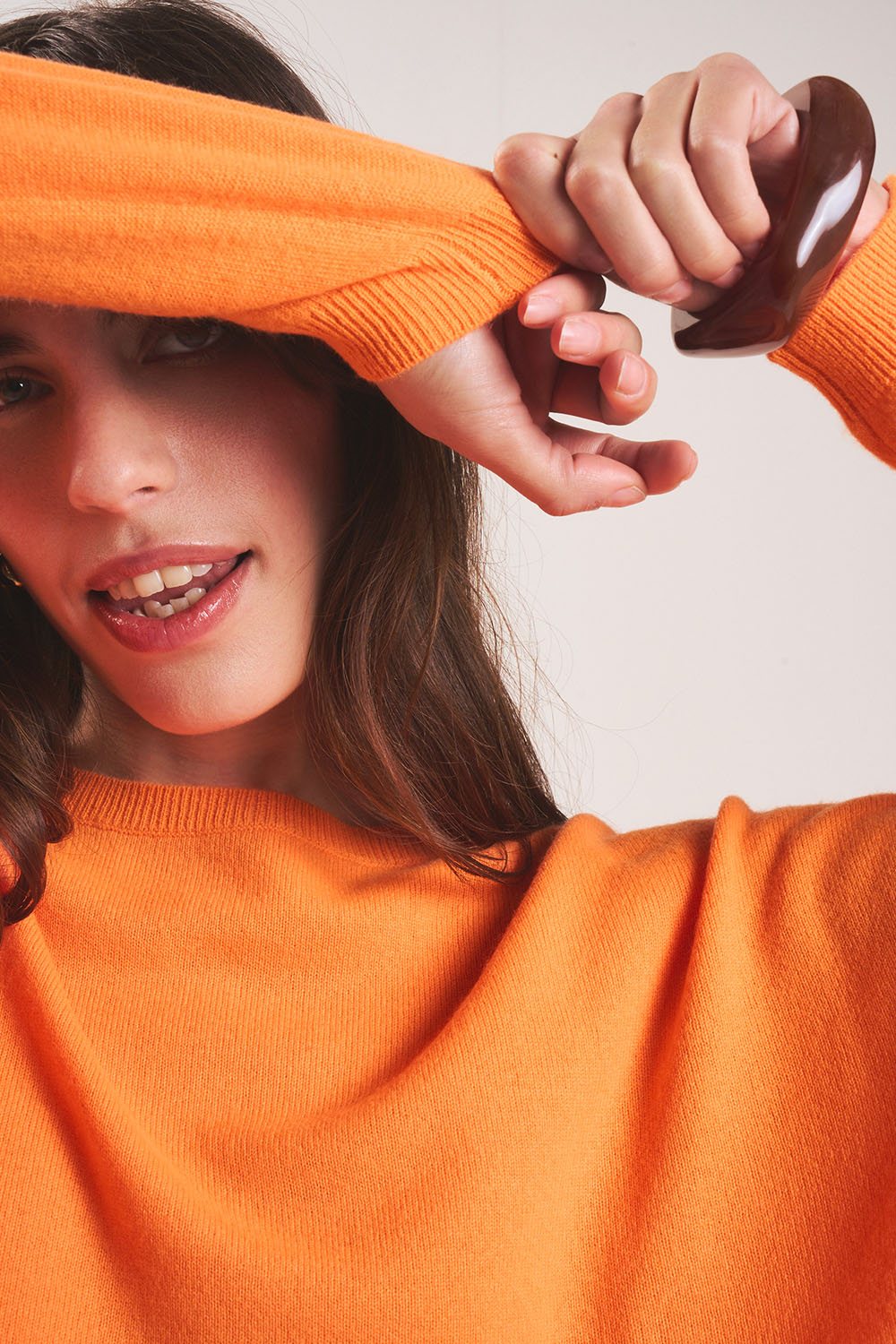 100% cashmere boat-neck jumper - Sud Express - 4 - Sud Express