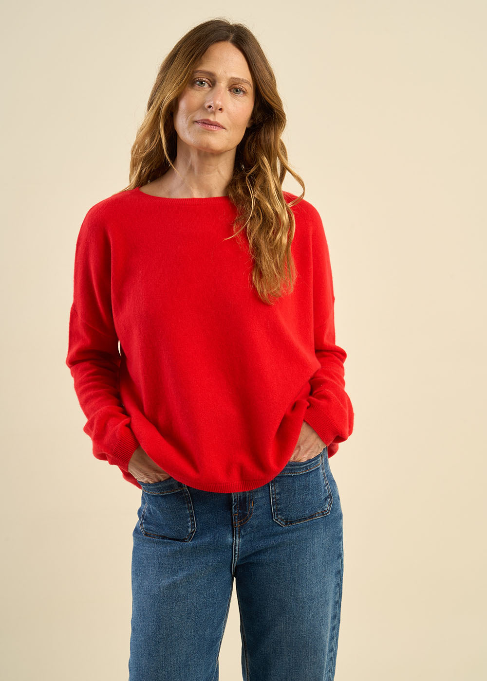 MONA 100% cashmere boat-neck jumper - 1 - Sud Express - Sud Express