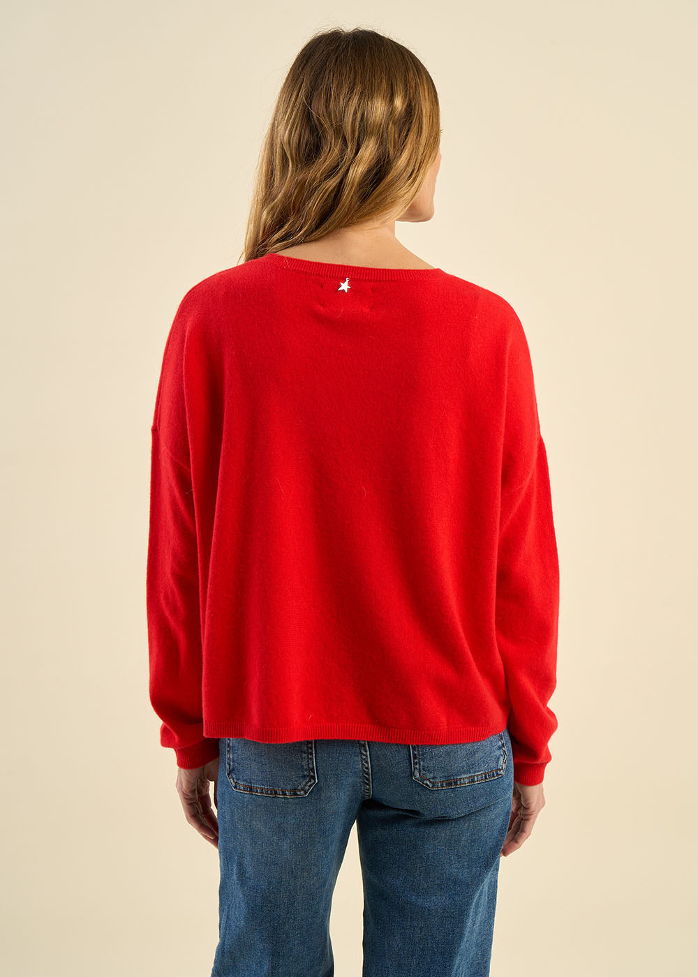 MONA 100% cashmere boat-neck jumper - 3 - Sud Express - Sud Express