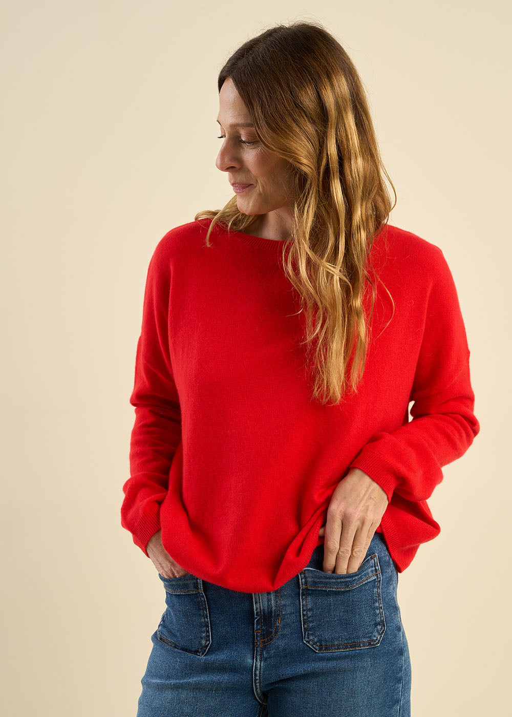 100% cashmere boat-neck jumper - Sud Express - 5 - Sud Express