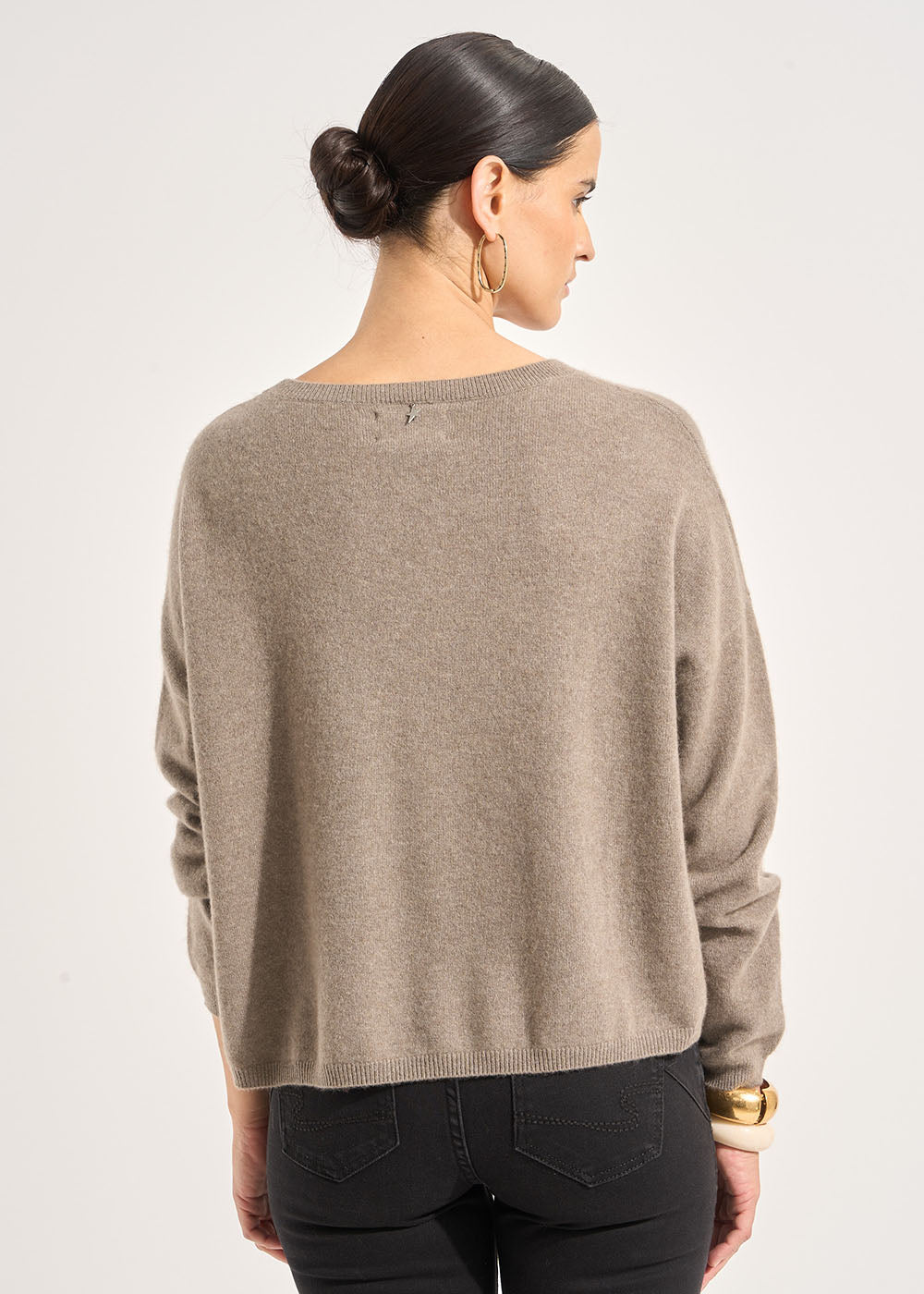 MONA 100% cashmere boat-neck jumper - 3 - Sud Express - Sud Express