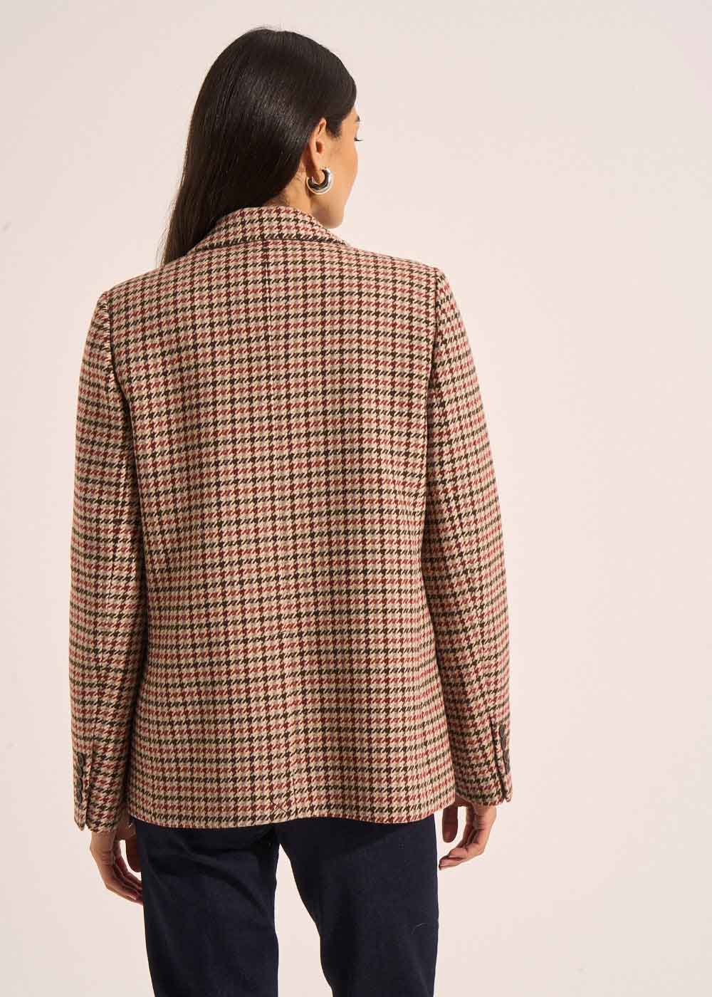 VIRGINA Checked waist jacket - 3 - Sud Express - Sud Express