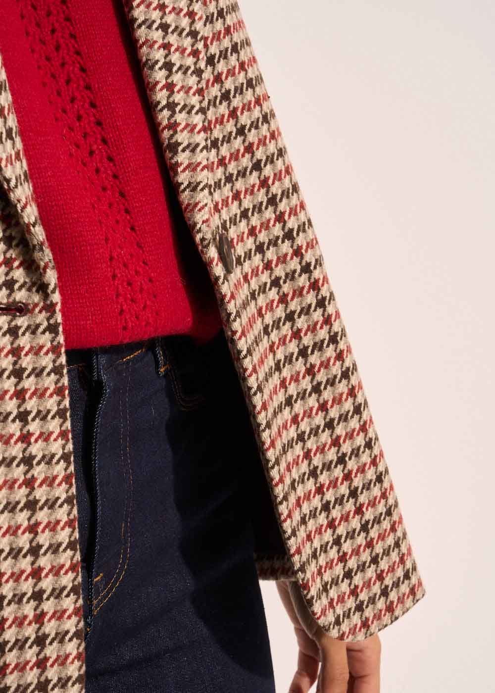 VIRGINA Checked waist jacket - 4 - Sud Express - Sud Express