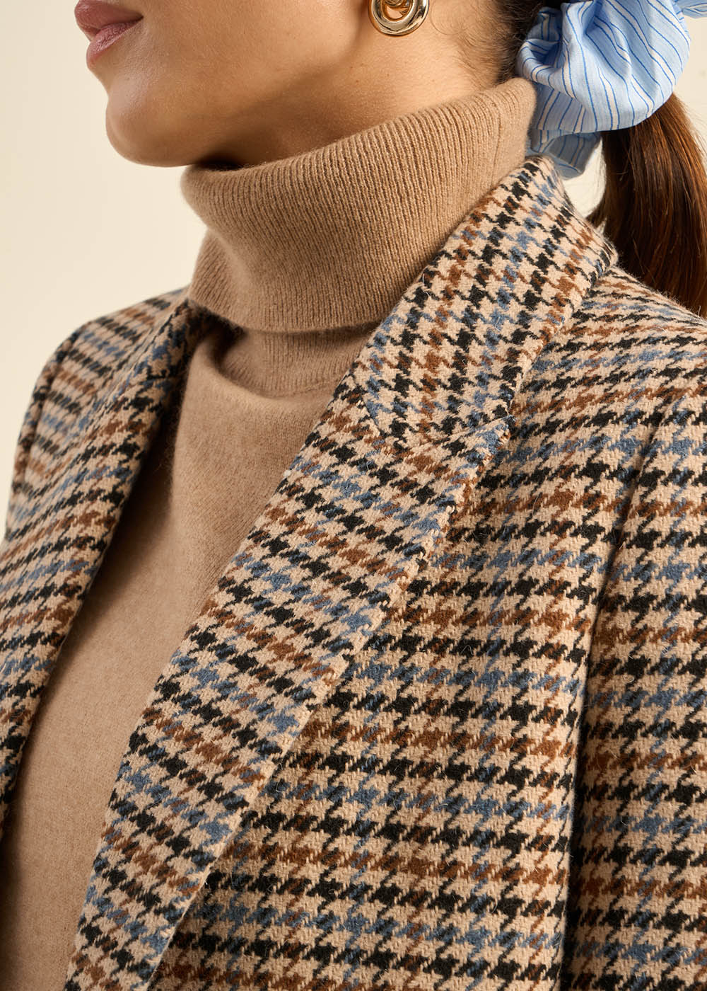VIRGINA Checked waist jacket - 2 - Sud Express - Sud Express