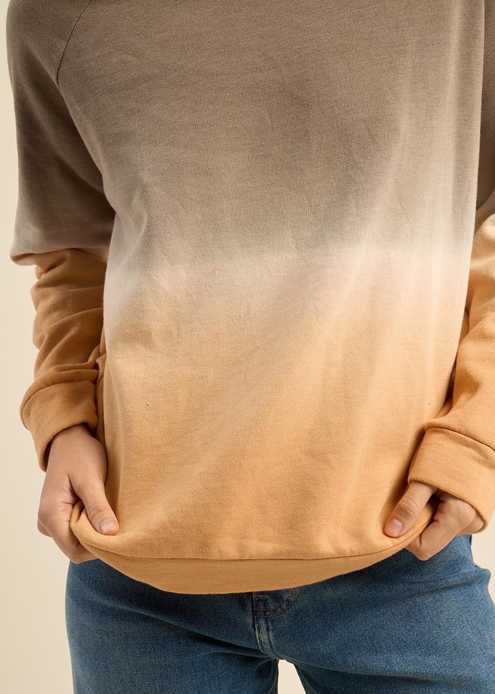 SALOME Deep dye round-neck sweatshirt - 2 - Sud Express - Sud Express