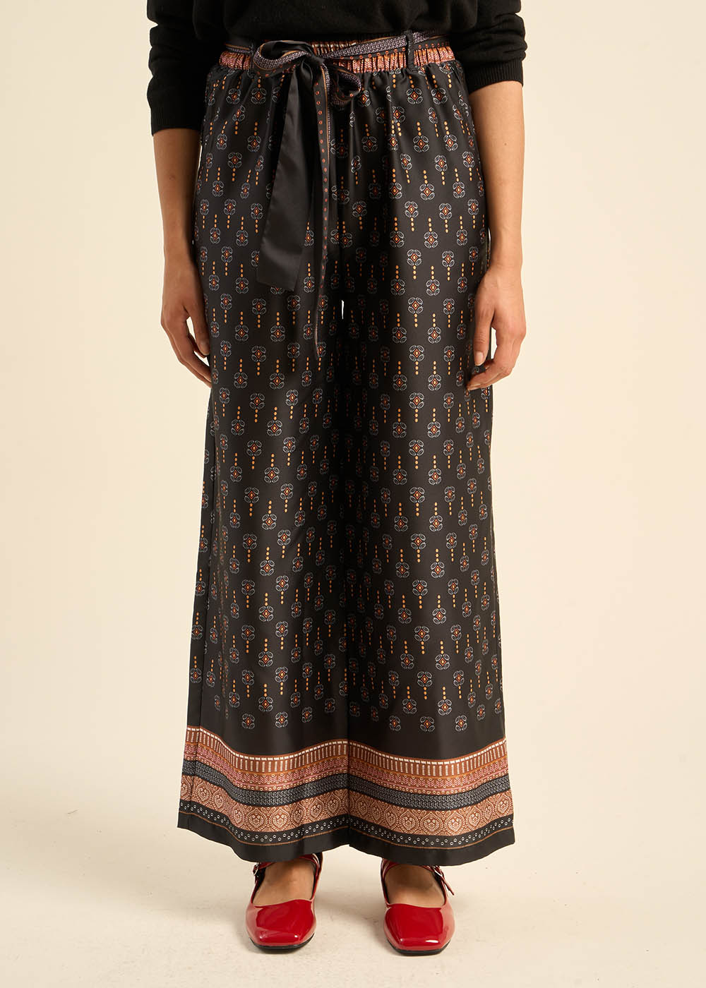 Printed wide-leg pants - Sud Express - 5 - Sud Express