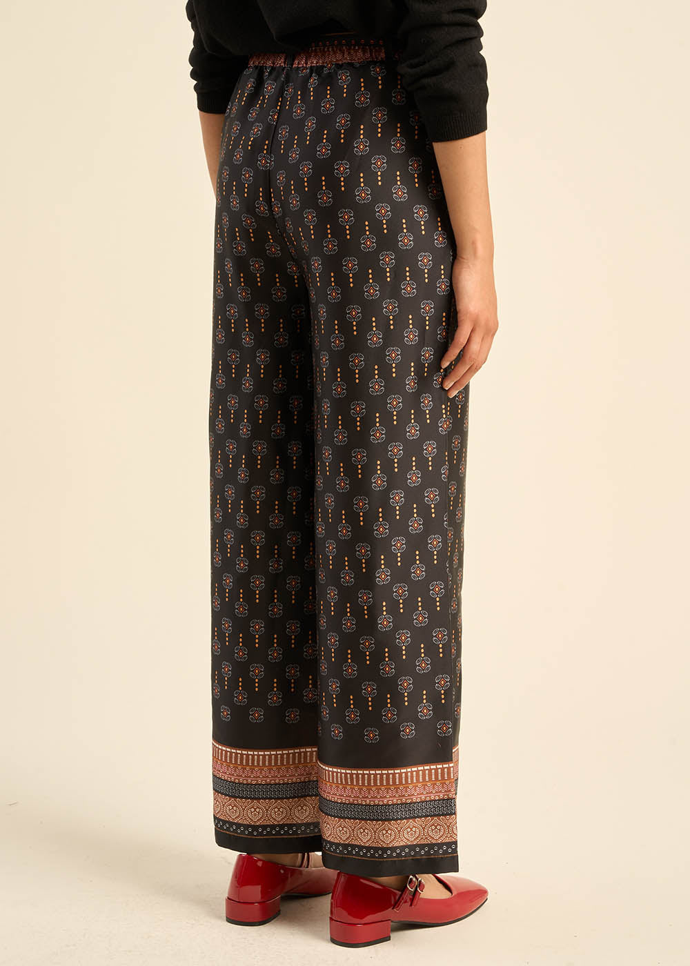 Printed wide-leg pants - Sud Express - 7 - Sud Express