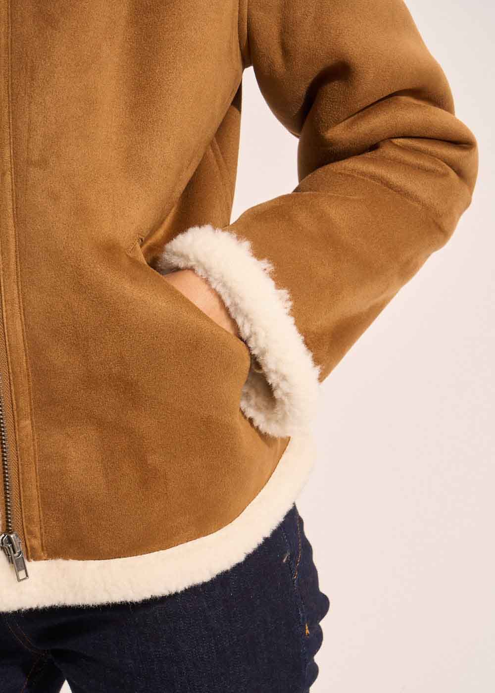 Faux fur jacket - Sud Express - 5 - Sud Express