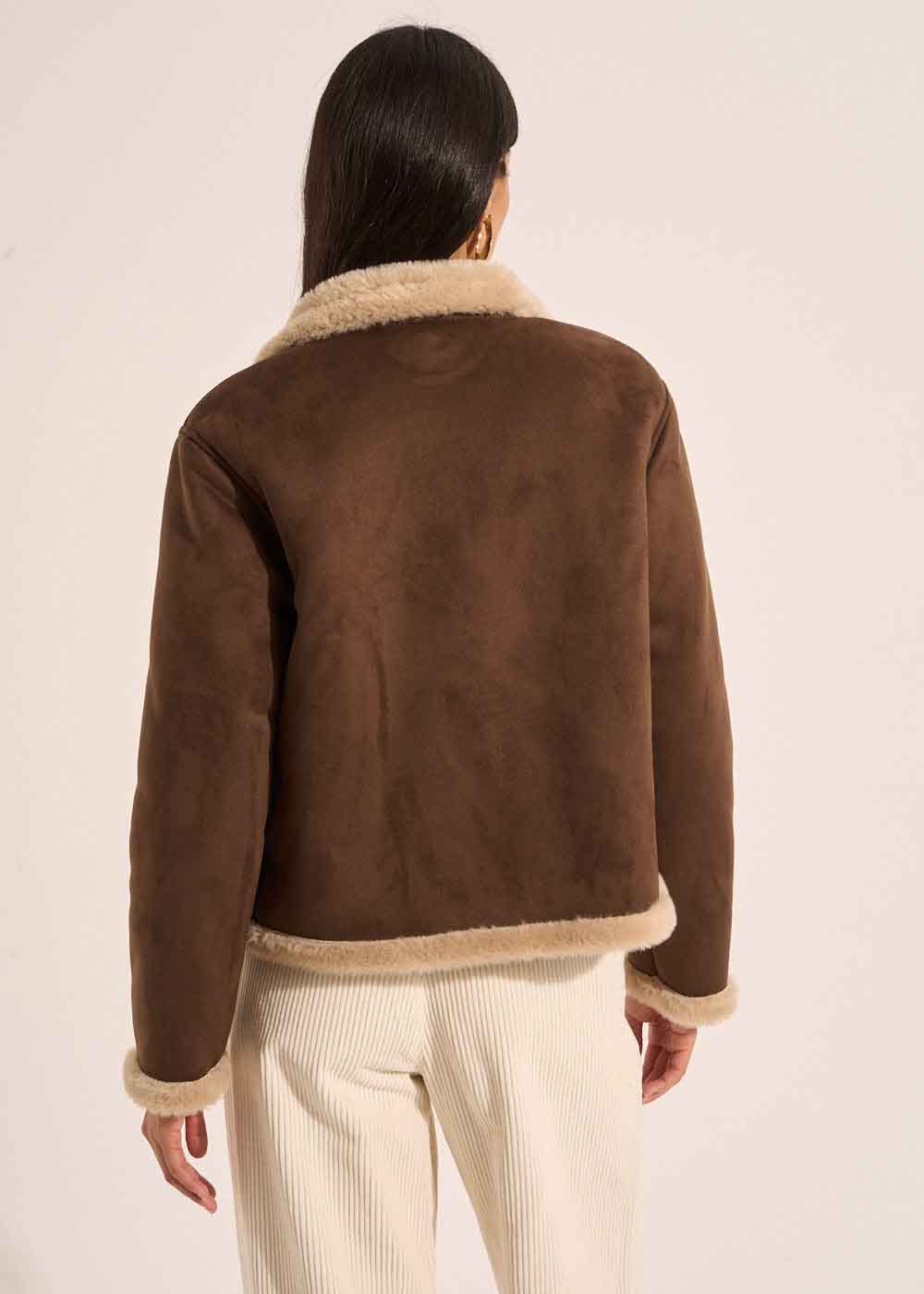 MARTINA Faux fur jacket - 3 - Sud Express - Sud Express