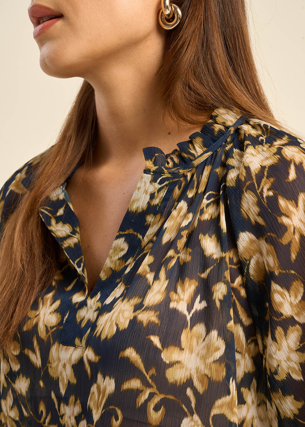 TOSILIE Printed short-sleeved blouse - 2 - Sud Express - Sud Express