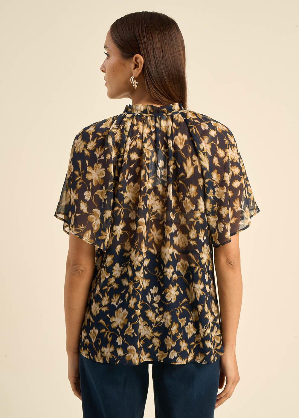 TOSILIE Printed short-sleeved blouse - 3 - Sud Express - Sud Express