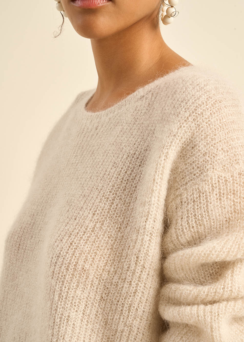Round-neck cardigan - Sud Express - 4 - Sud Express