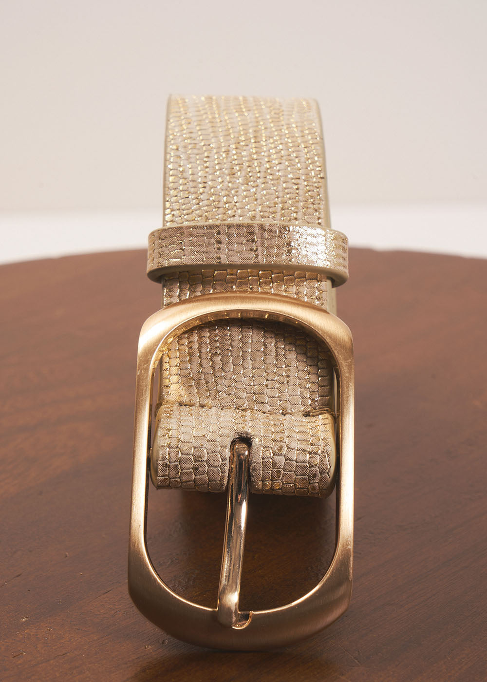 CREPIS Iridescent leather belt - 2 - Sud Express - Sud Express