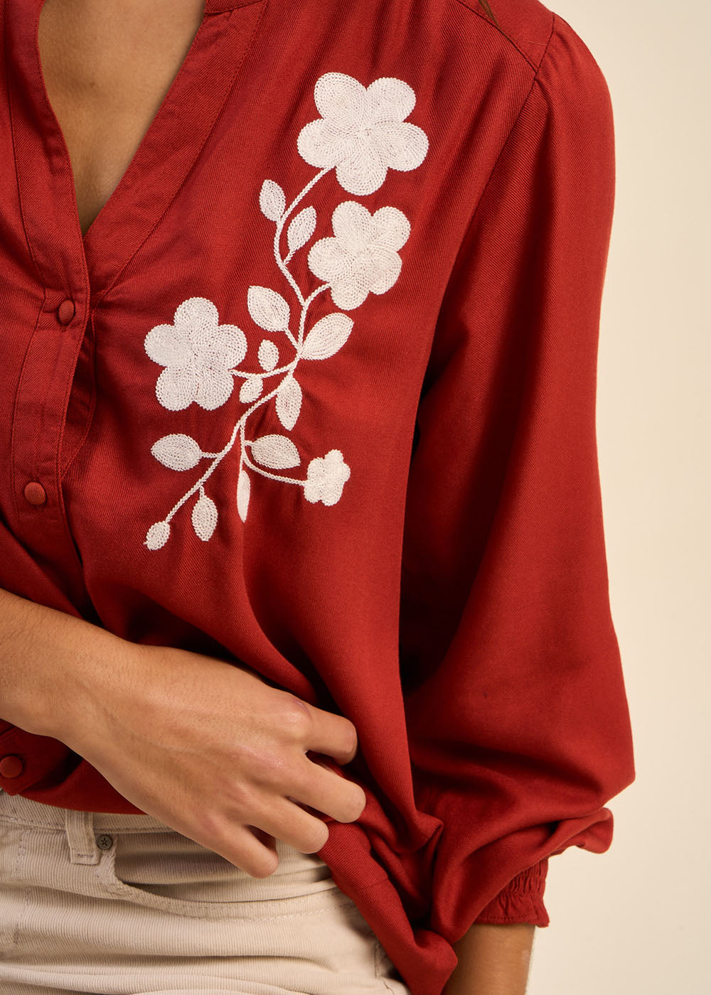 CABISMA Embroidered shirt - 2 - Sud Express - Sud Express