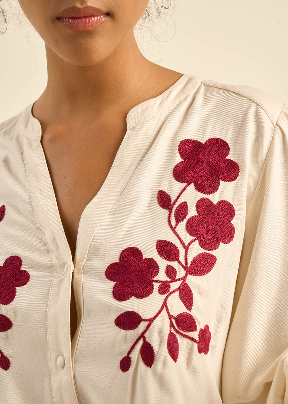 CABISMA Embroidered shirt - 2 - Sud Express - Sud Express