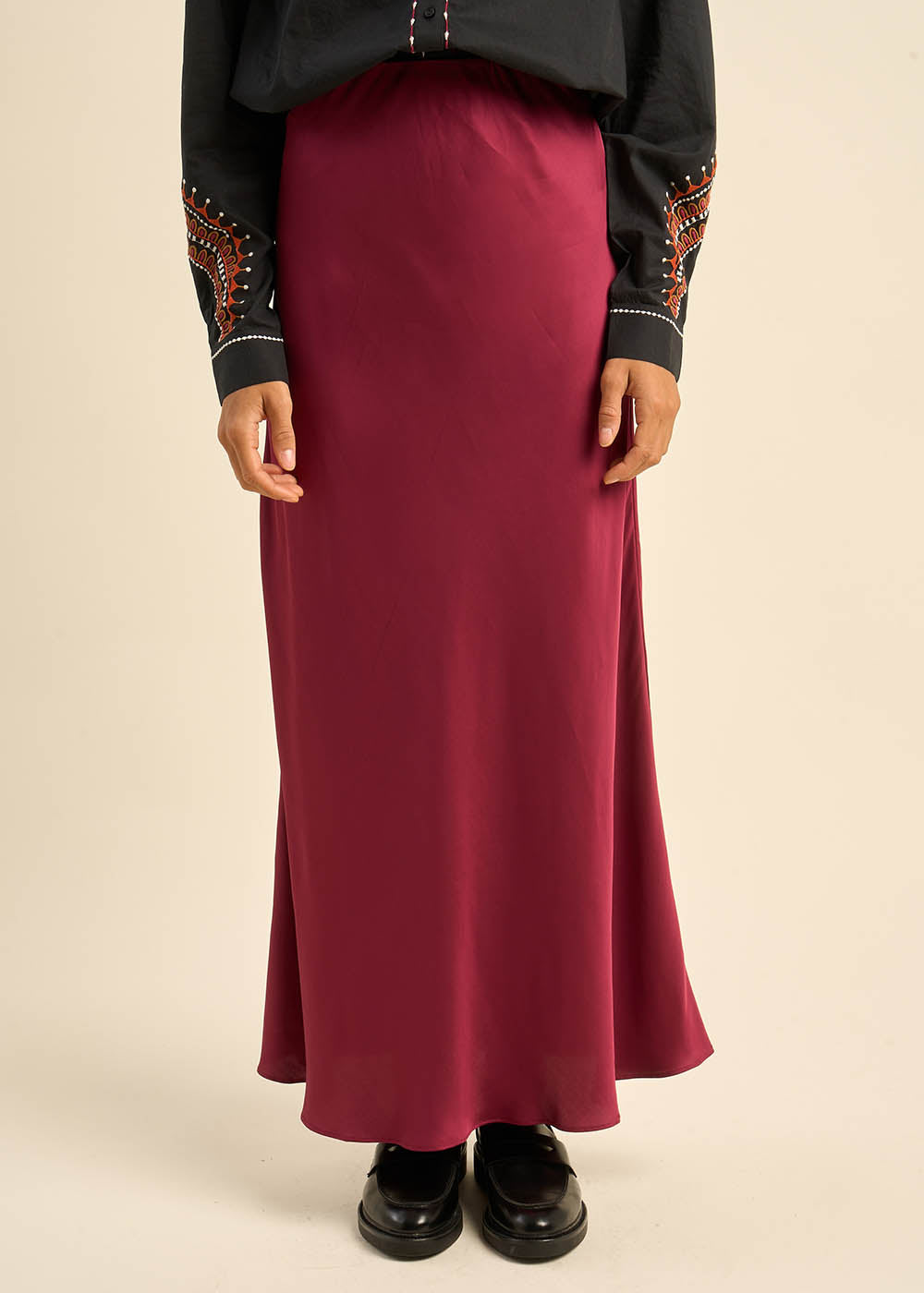 JACHIBI Satin skirt - 4 - Sud Express - Sud Express