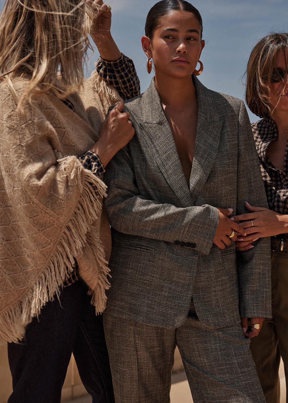 VARTINA Houndstooth suit jacket - 1 - Sud Express - Sud Express