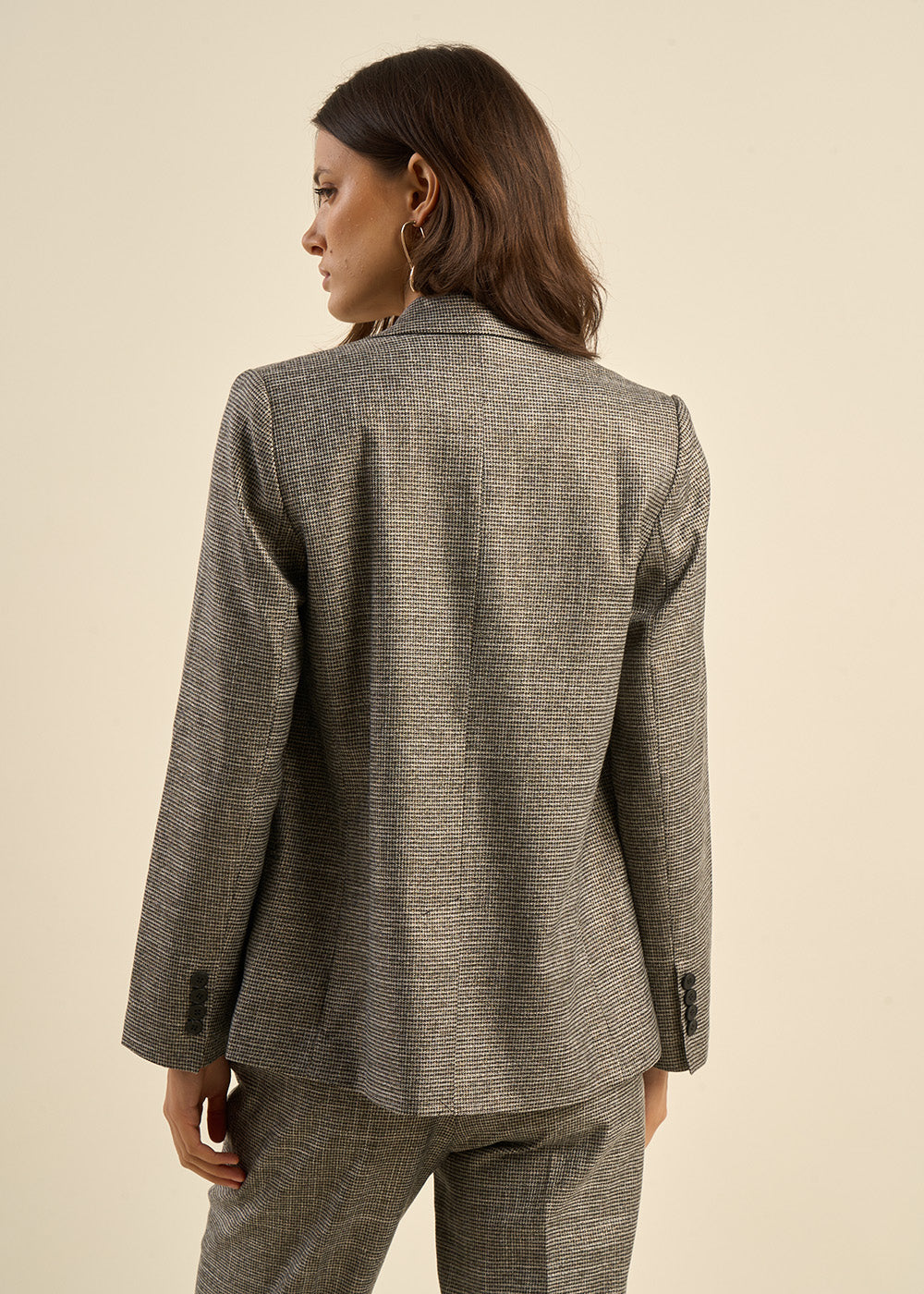 VARTINA Houndstooth suit jacket - 3 - Sud Express - Sud Express