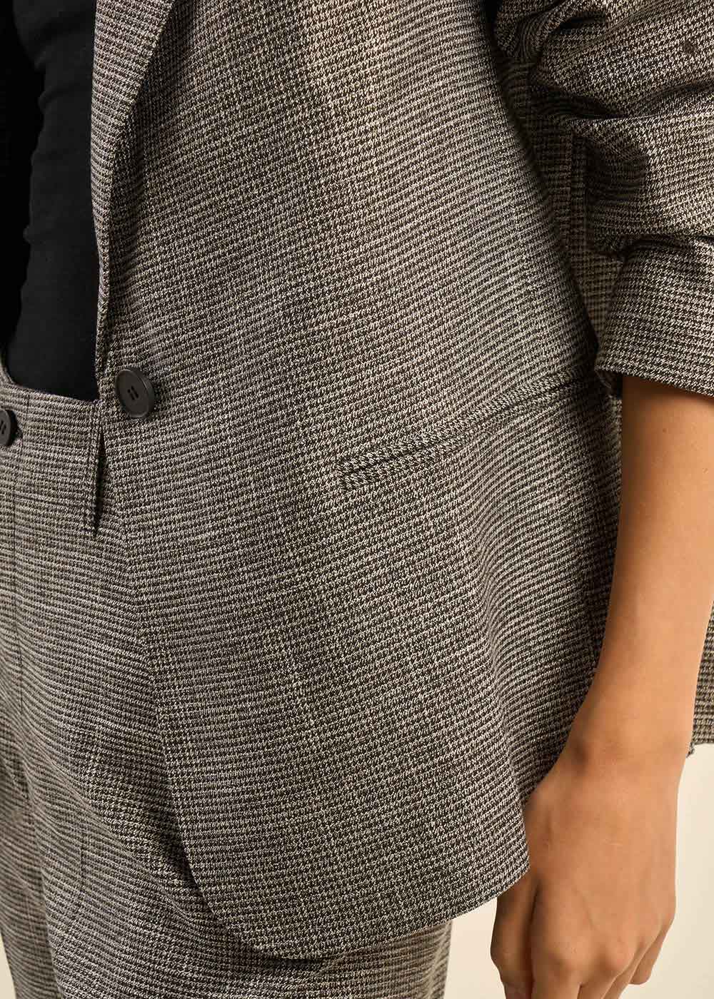 VARTINA Houndstooth suit jacket - 4 - Sud Express - Sud Express