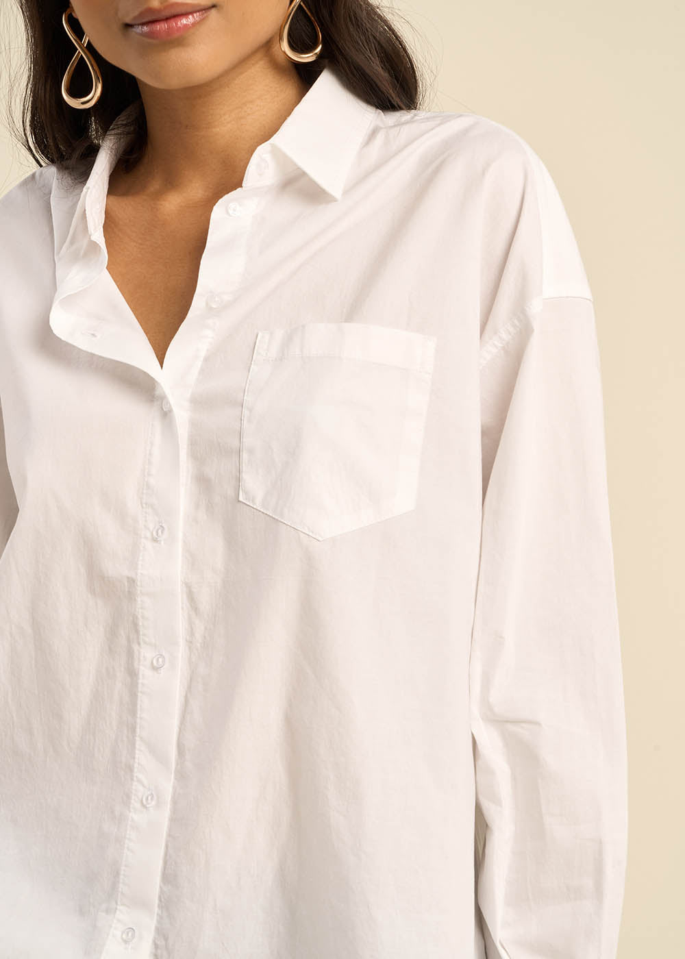 CELISE Loose cotton shirt - 2 - Sud Express - Sud Express