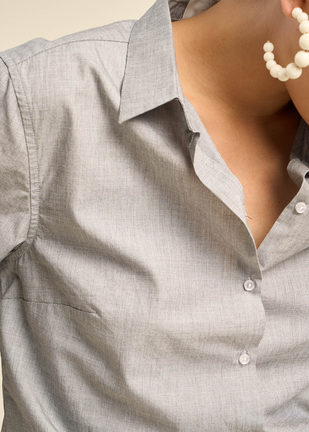 CORDOULA Long-sleeved slim-fit shirt - 2 - Sud Express - Sud Express