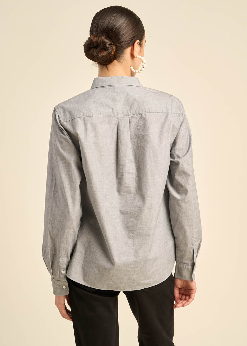 CORDOULA Long-sleeved slim-fit shirt - 3 - Sud Express - Sud Express