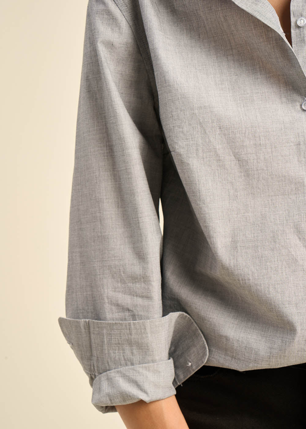 CORDOULA Long-sleeved slim-fit shirt - 4 - Sud Express - Sud Express