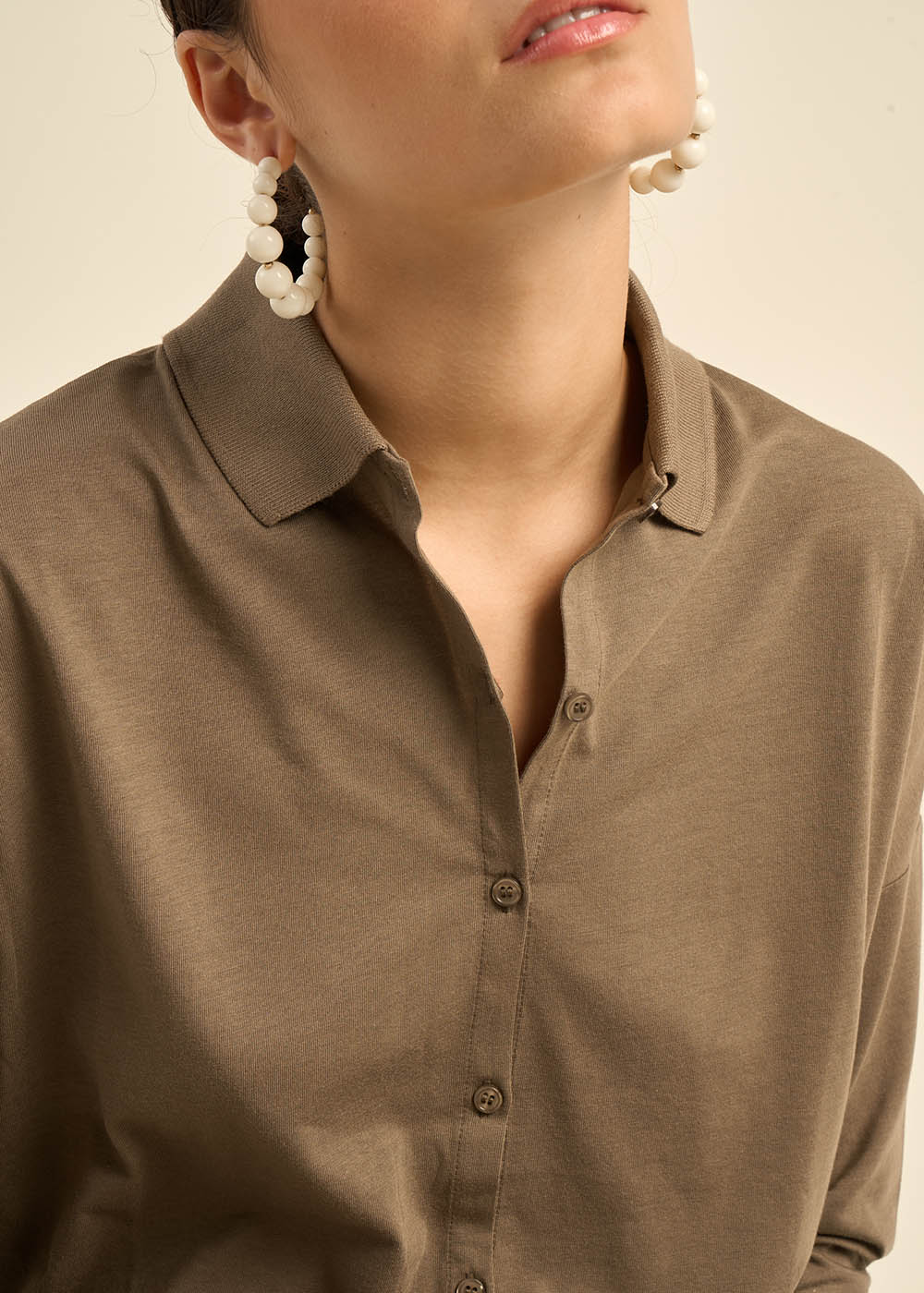GIOVANA Polo neck cardigan - 2 - Sud Express - Sud Express