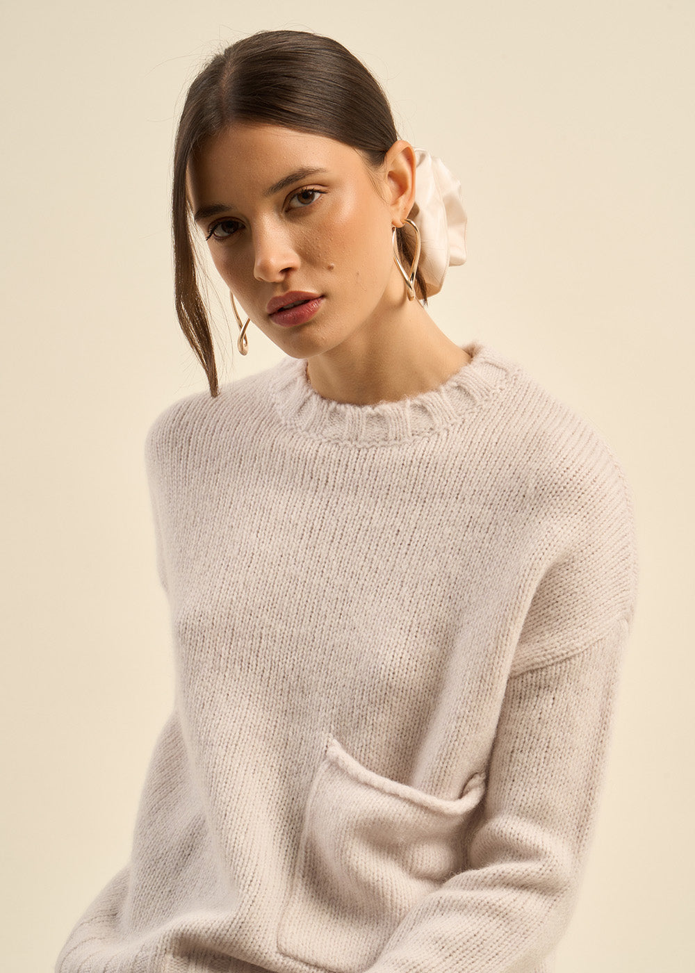 MALUCIA Boat-neck sweater with sewn-in pocket - 2 - Sud Express - Sud Express