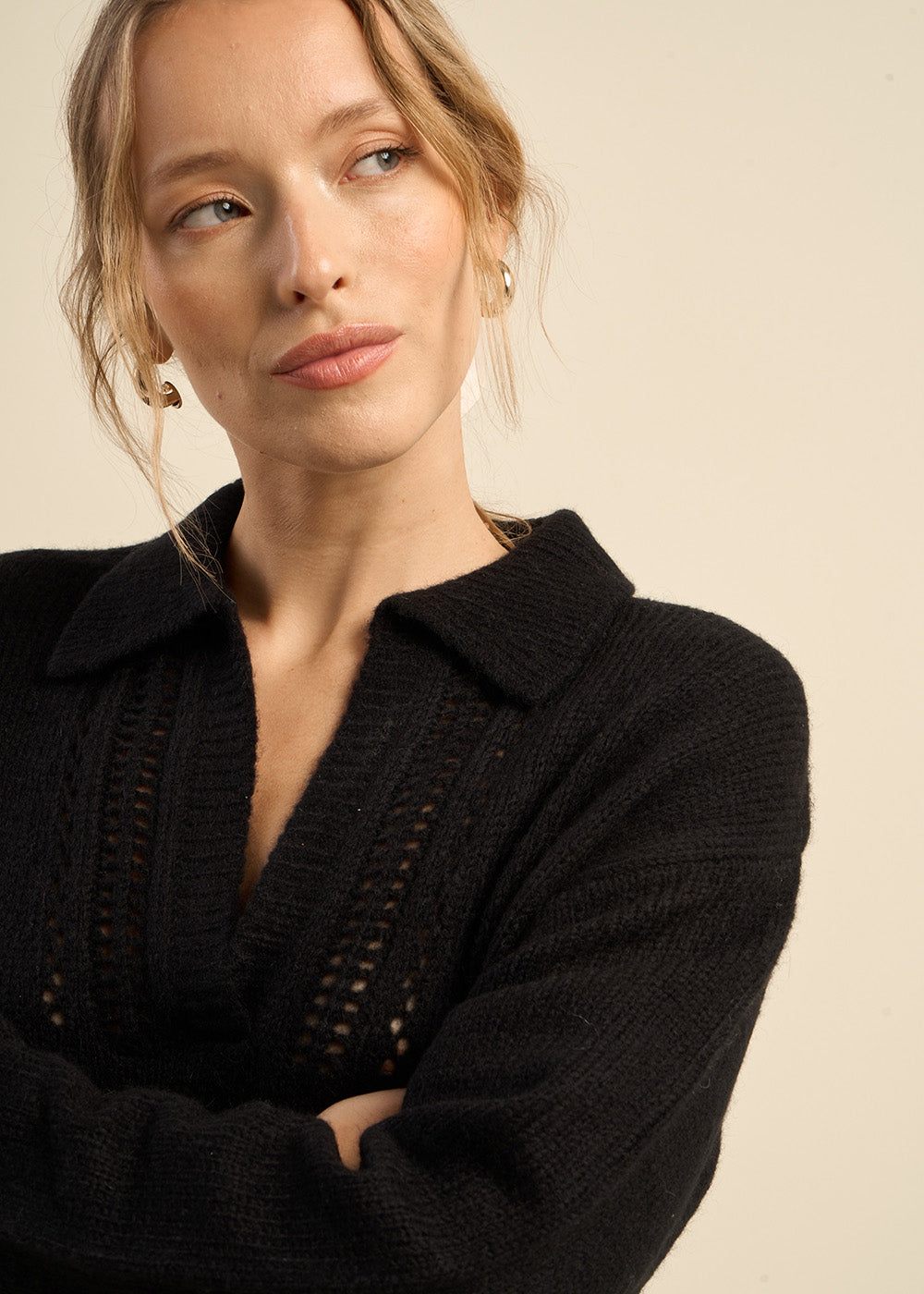 MALENA Polo neck sweater - 2 - Sud Express - Sud Express