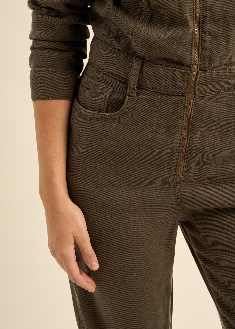 CLARISSE Long-sleeved trouser suit - 4 - Sud Express - Sud Express