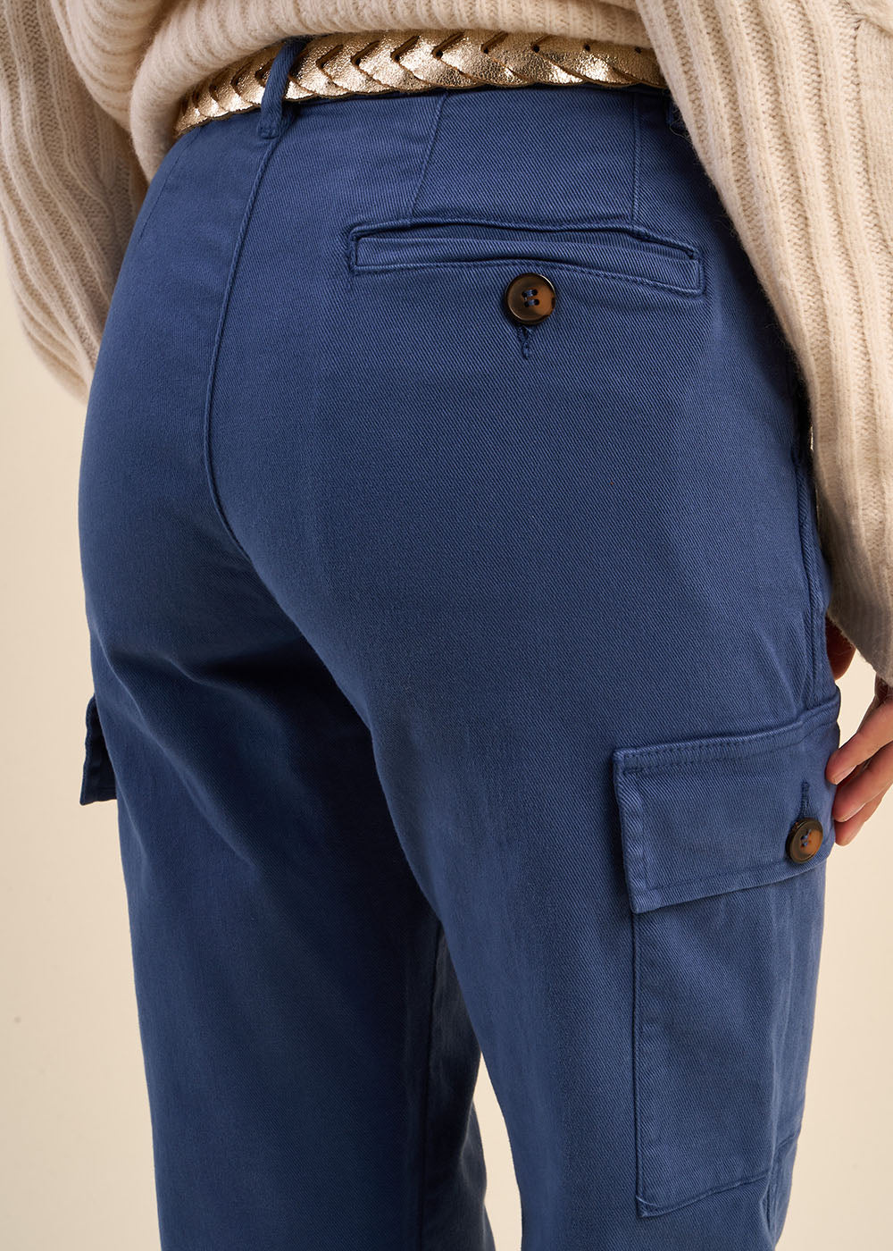 High-waisted cargo pants - Sud Express - 4 - Sud Express