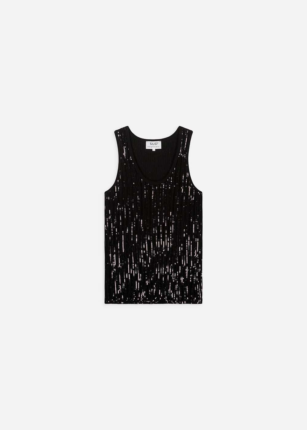 Sequin mesh tank top - Sud Express - 6 - Sud Express