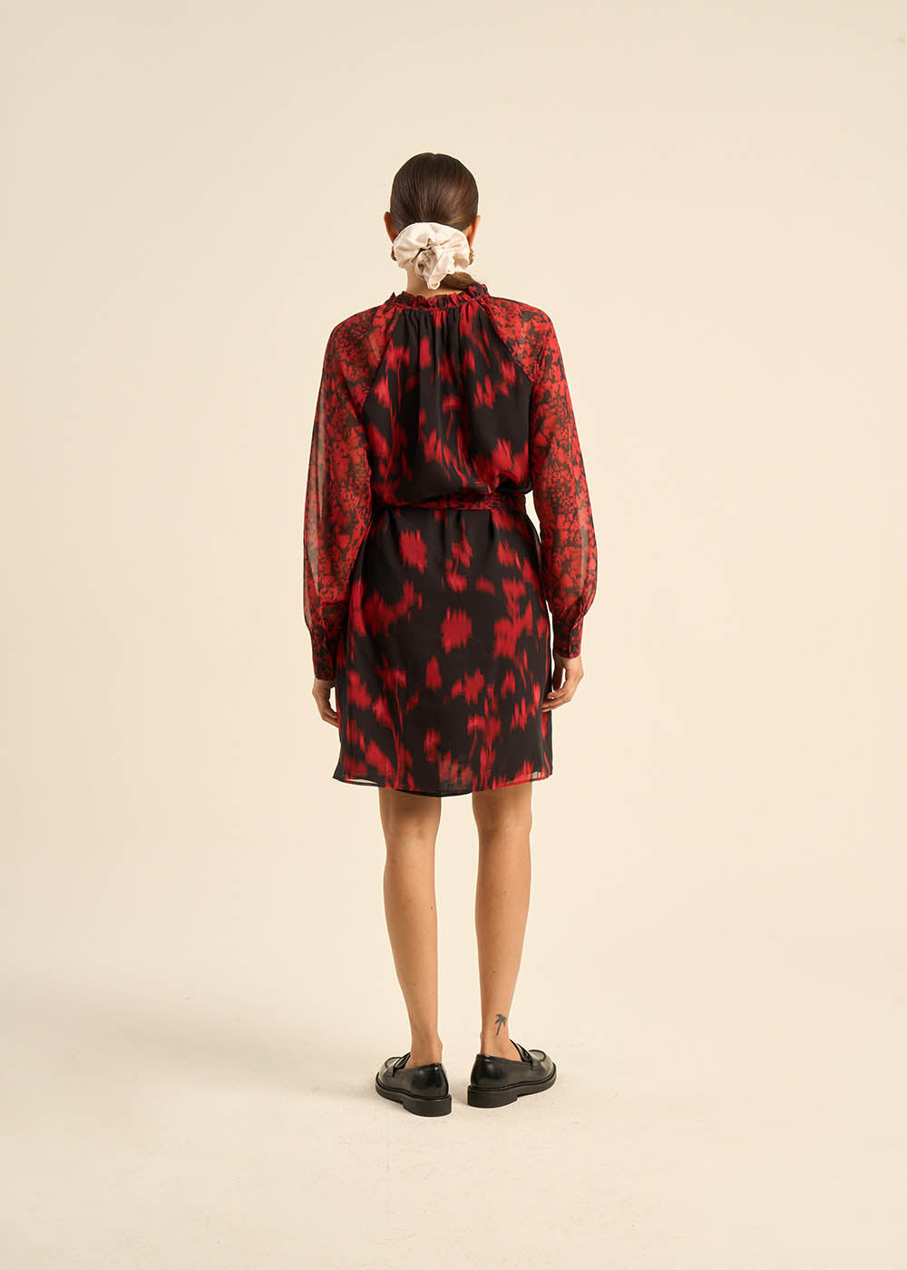 RICAELA Short printed dress - 3 - Sud Express - Sud Express