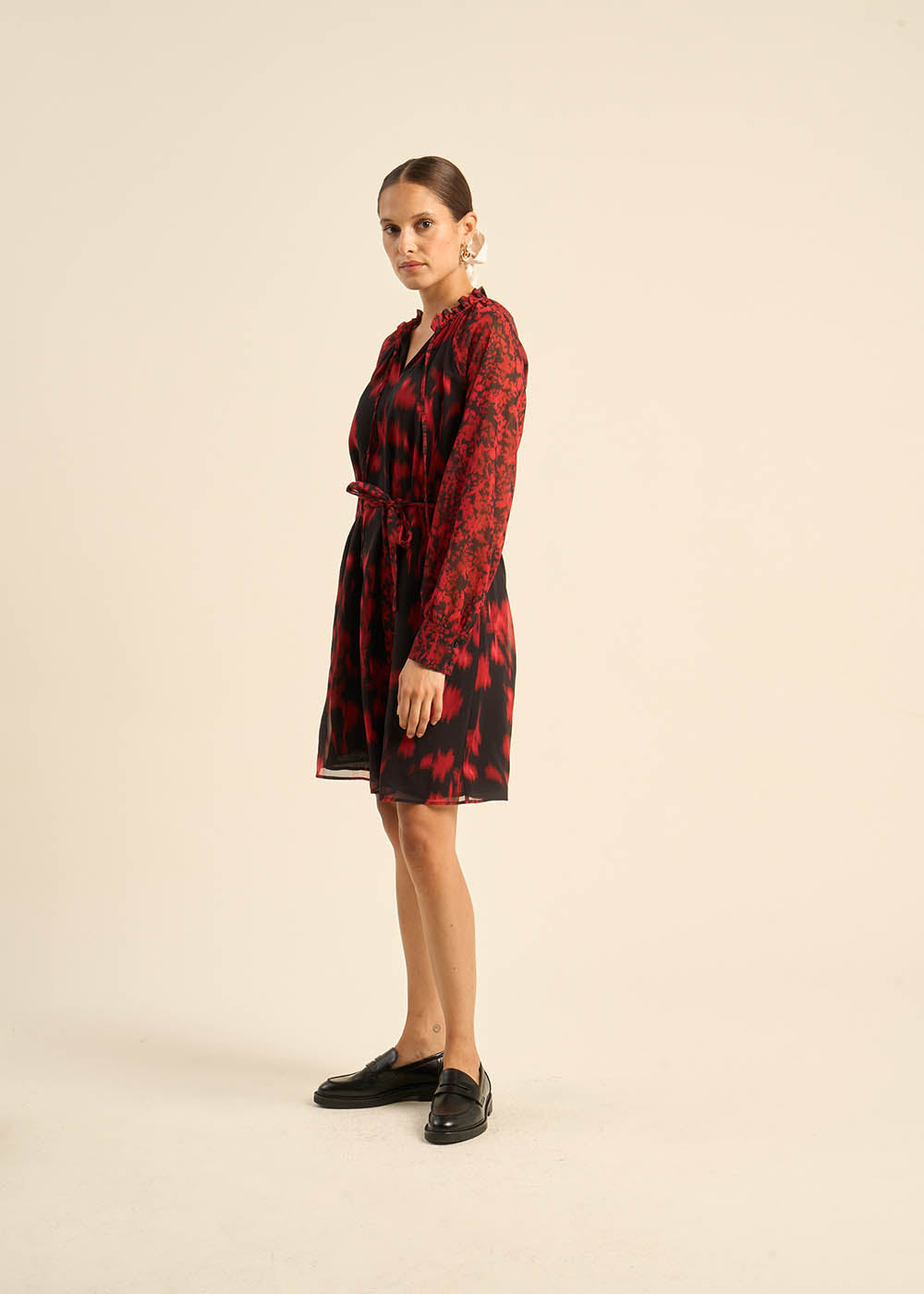 Short printed dress - Sud Express - 5 - Sud Express
