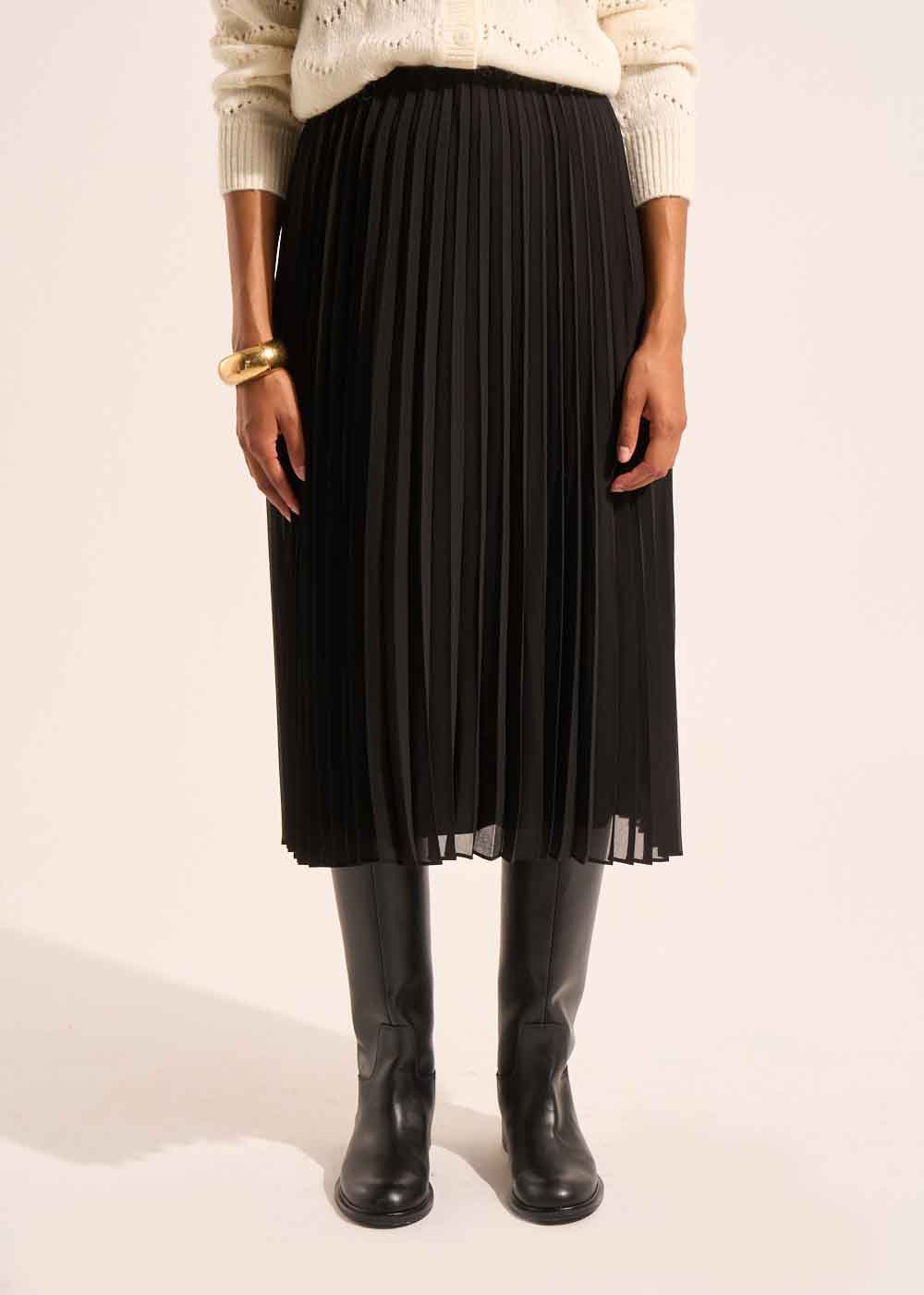 Long pleated skirt - Sud Express - 5 - Sud Express
