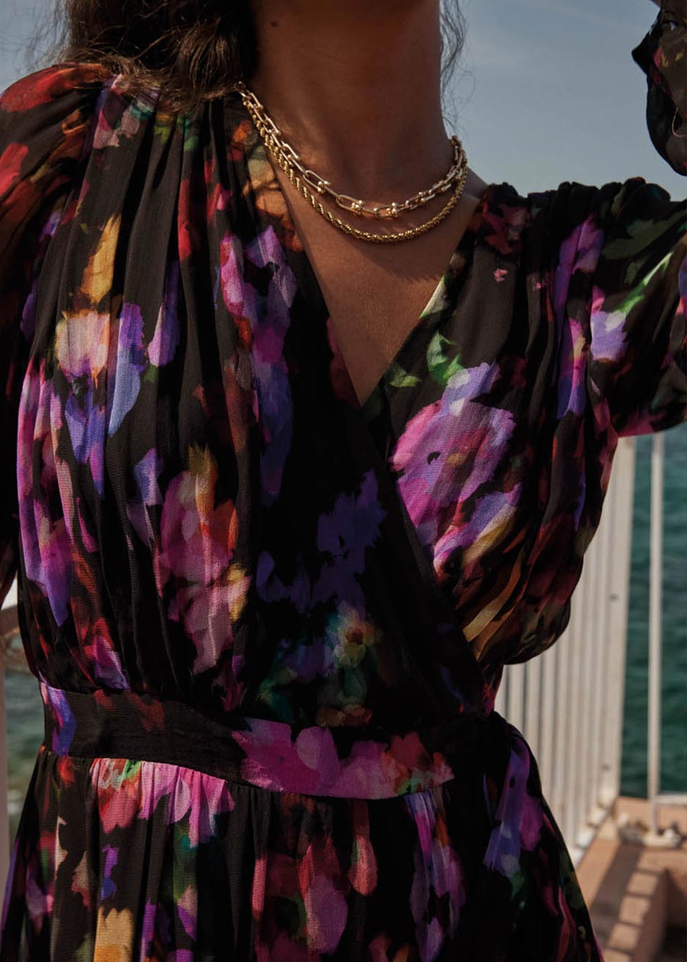 RACLAUDIE Printed wrap dress - 2 - Sud Express - Sud Express