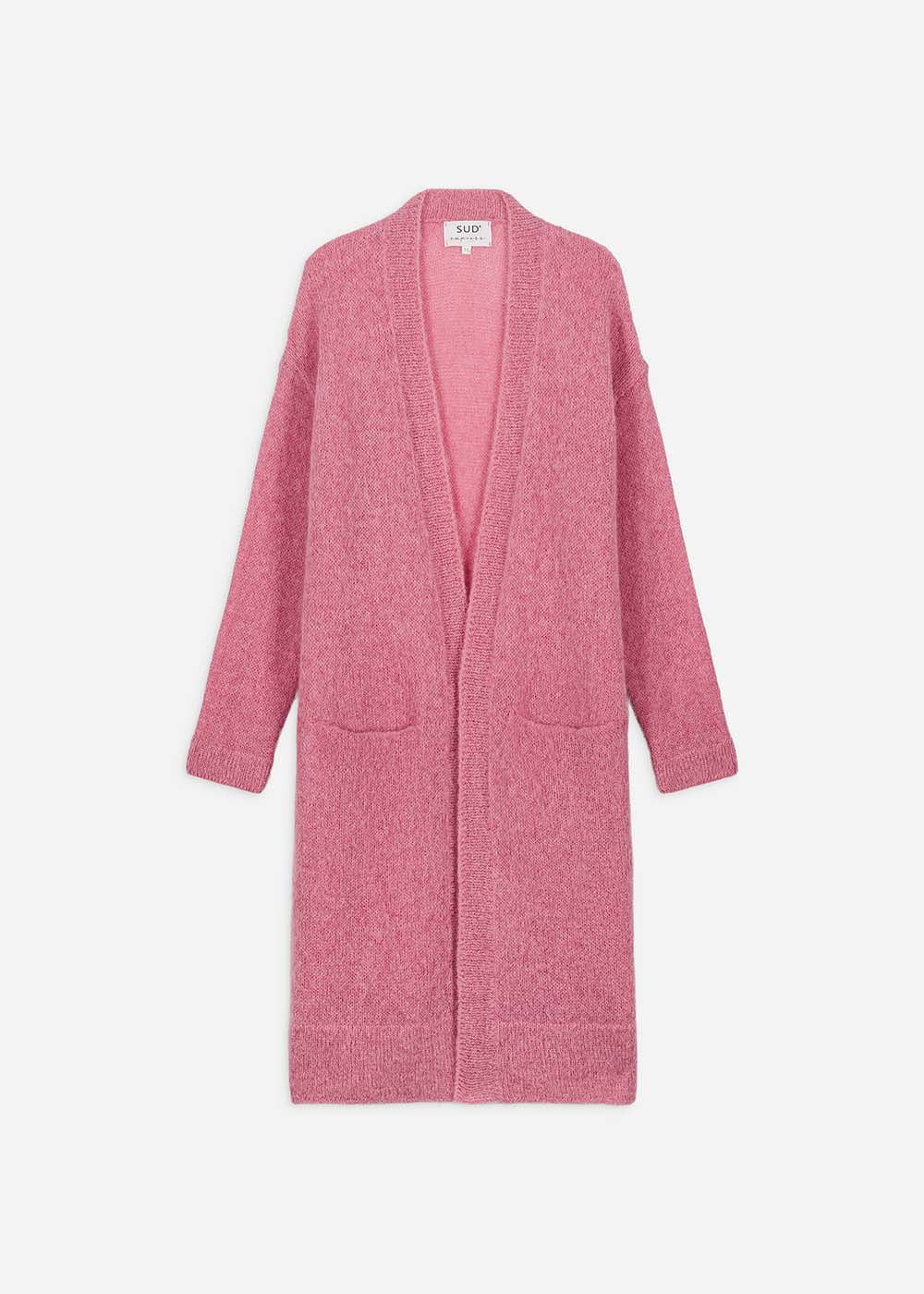 Mid-length open cardigan - Sud Express - 6 - Sud Express