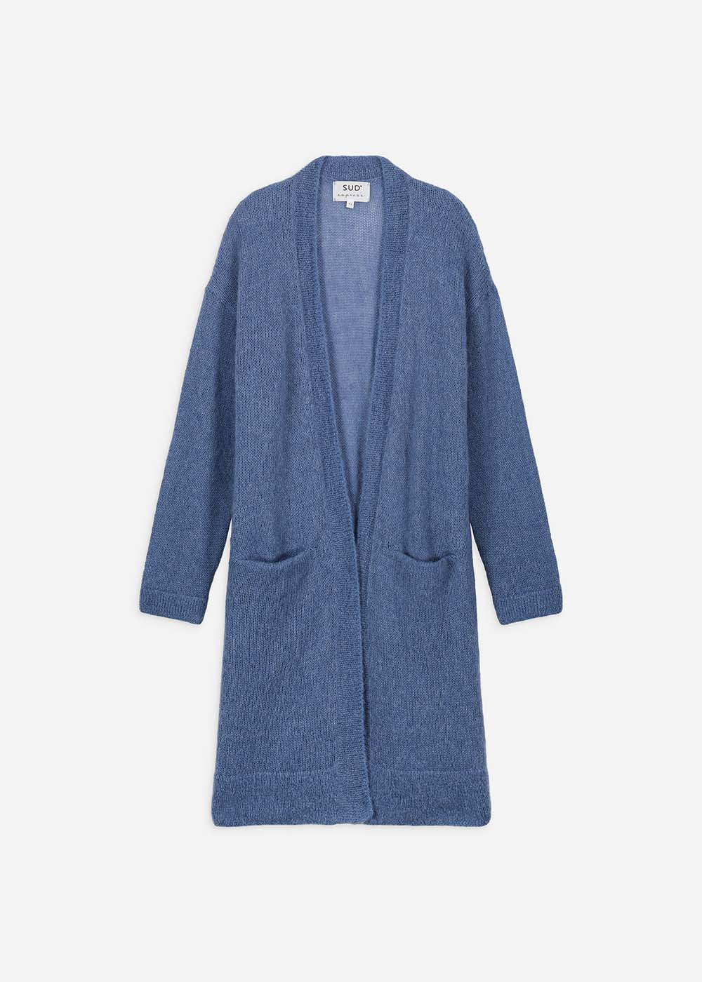 Mid-length open cardigan - Sud Express - 6 - Sud Express