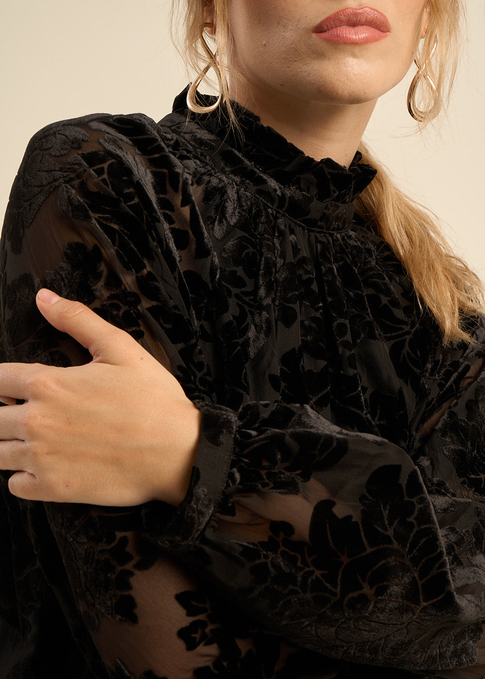 RATALA Short velvet dress - 2 - Sud Express - Sud Express